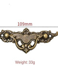 Antique Bronze Ring Drawer Pulls Four Pack Vintage Vibe Decorative Cabinet Handles With Screws Zinc Alloy Hardware