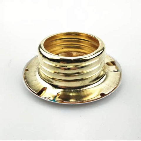 Sleek Concealed Fire Sprinkler Pipe Cover Male Thread Iron Plated Copper 5.5cm Head Plate Panel 2 Pc Set showing durable gold-plated finish.