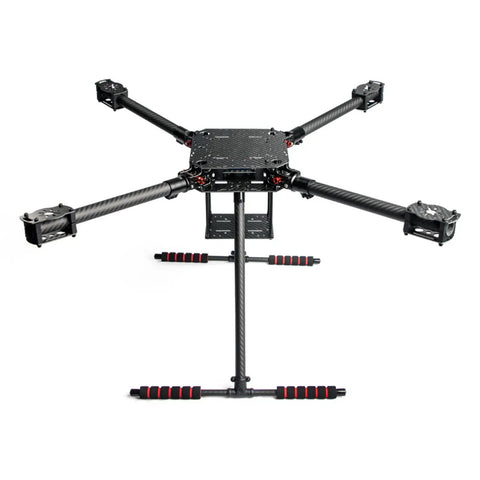 Foldable Carbon Fiber Quadcopter Frame For Heavy Lift Drones With 550/600/650/700mm Wheelbase And Carbon Landing Gear