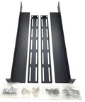 Adjustable Four Post Server Shelf Rails For Network Cabinets Rock Solid Cold Rolled Steel Mount Brackets with installation hardware