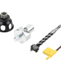 Built Tough Vertical Drill Guide Aluminum Alloy Positioning Jig For Precision Woodworking Doweling with drill bits and bushings