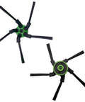 Roomba S9 Replacement Parts Kit For iRobot Roomba S9 9150 S9 Plus 9550 showing two five-armed side brushes with green center