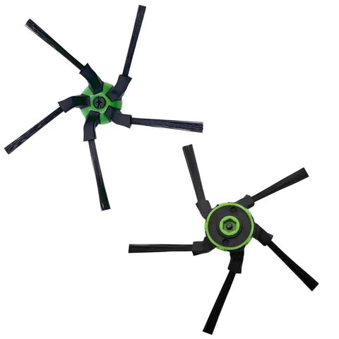 Roomba S9 Replacement Parts Kit For iRobot Roomba S9 9150 S9 Plus 9550 showing two five-armed side brushes with green center