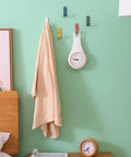 Colorful Nordic Style Easy Install Self Adhesive Wall Hooks 6 Pack for keys hats towels shower and more in living room