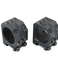 34mm Scope Rings With Leveling Kit 0 MIL 0 MOA 1 Inch Height, durable metal alloy, shown in a secure mounting position