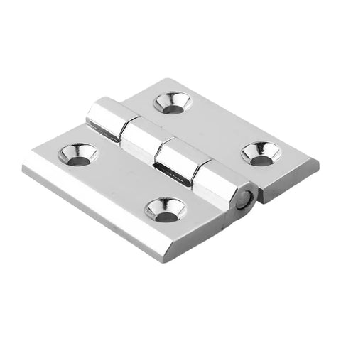 Concealed Rotating Cabinet Door Hinge Heavy Duty Zinc Alloy Butt Hinge Easy Install Wear Resistant Strong Load Bearing Silver 40x40MM