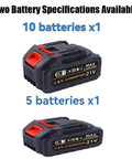 Stay Hella Toasty On The Road Or At Camp With This Plug Free Battery Powered Space Heater Featuring Anti Tilt Safety Two Custom Heat Settings And Quick Window Defogging Perfect For Cars Offices Golf Carts And Tents Using Five Replaceable Cells. Image showing two battery specifications: one for 10 batteries and one for 5 batteries.