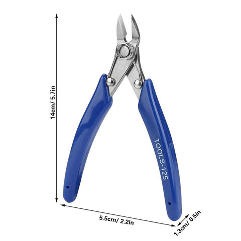 125 Multifunction Electrician Pliers For Wire Cutting Heavy Duty Steel Construction Ergonomic Grip Versatile Electronic Tool