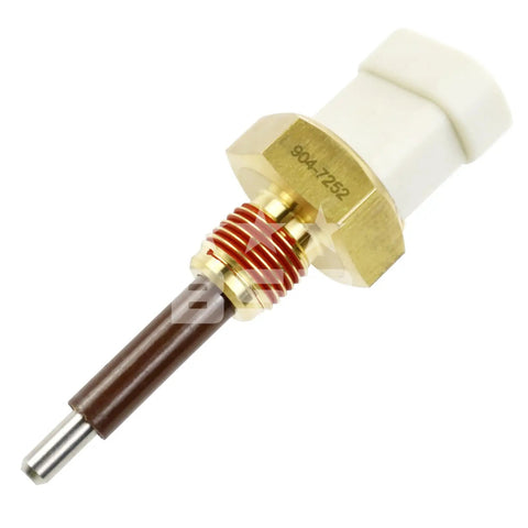 Two Pin Low Coolant Level Sensor 904-7252 for Detroit 60 Engine Freightliner Cascadia with brass connector visible.