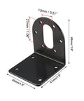 37mm DC gear motor brackets with dimensions for mounting
