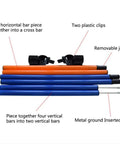 Dog Agility Training Set With Hurdles, Weave Poles, And Jump assembly parts with clips and joints for quick setup