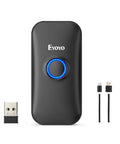 Front view of Go To Ultra Portable 1D Mini Bluetooth Barcode Scanner With 3 In 1 USB Wired Bluetooth And 2 4G Wireless Connectivity