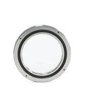 Front view of cross roller bearing high precision for machine tool spindle manipulator joint collar; metal circular component with smooth surface