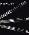 Heavy Duty Permanent Magnetic Lifter 600kg V Shaped Jaw Picks Up Round Steel And Iron Bars with non-slip handle for secure grip.