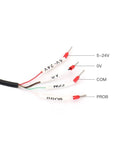 Wiring for Hella Precise CNC Router Tool Setting Gauge showing six labeled wires for Z-axis height calibration.