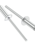 Top Shelf Aluminum Blind Rivets Two Hundred Sixty Piece Pack One Eighth Diameter By Half Inch Length Pop Rivets Heavy Duty Hardware For Sheet Metal, two aluminum pop rivets.