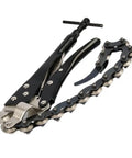 Heavy Duty Tailpipe Cutter Chain Plier For Exhaust Systems Carbon Steel Pipe Cutter For 19mm To 83mm Pipes Flexible 345mm Chain Lets You Slice In Tight Spaces Professional Grade Tool For Cars Trucks And Workshops, chain plier