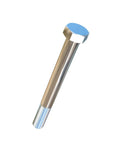 Pack Of Three Grade 2 Titanium Hex Head Bolts 3/8 16 X 3 1/2 Inches Corrosion Resistant Fasteners showing detailed bolt structure.