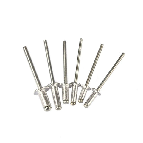 Assorted Blind Rivets Kit 120 Pcs M3.2 and M4 Aluminum Dome Head Pop Rivets for Furniture and Metalwork DIY Home Repair Projects