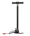 4-Stage High-Pressure PCP Hand Pump For Air Rifles, Paintball, And Tires, 5800 PSI, stainless steel body, side view