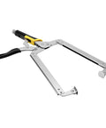 18 Inch C Type Welding Clamps Set Of 4 Beefy Locking Pliers Face Clamps, high carbon steel, open on white background