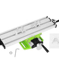 Boofaa Compact Multifunction Drill Press Platform For Milling Machines with alloy steel frame and green finish for precision tasks.