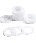 8 Pack Food Grade Silicone Gasket Rings For Aluminum Stovetop Coffee Makers 6 Cup Moka Express Dama Replacement Seal Set Better Than Rubber Durable Leak Free Fit For Everyday Use