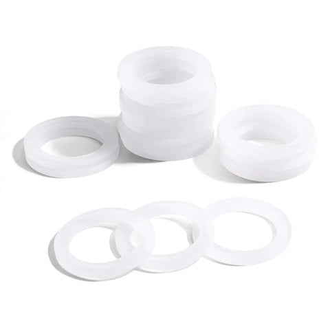 8 Pack Food Grade Silicone Gasket Rings For Aluminum Stovetop Coffee Makers 6 Cup Moka Express Dama Replacement Seal Set Better Than Rubber Durable Leak Free Fit For Everyday Use