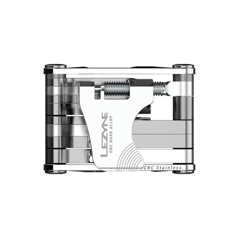 Compact Bike Multi Tool With Stainless Steel Bits, Alloy Side Plates, Chain Breaker, shown from top view
