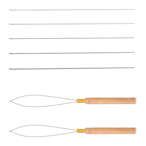 Beads Threading Tool For Jewelry Making And Beading Projects, Easy Sphere Threader To Help You Slide Beads Onto Strings, No Fuss For Bracelets, Necklaces, Earrings, And DIY Crafts, set of metal needles