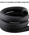 Coiled Three Quarter Inch Foam Tubing Insulation For Pipes, Durable Rubber, Six Feet Long, Inner Diameter Three Quarter Inch