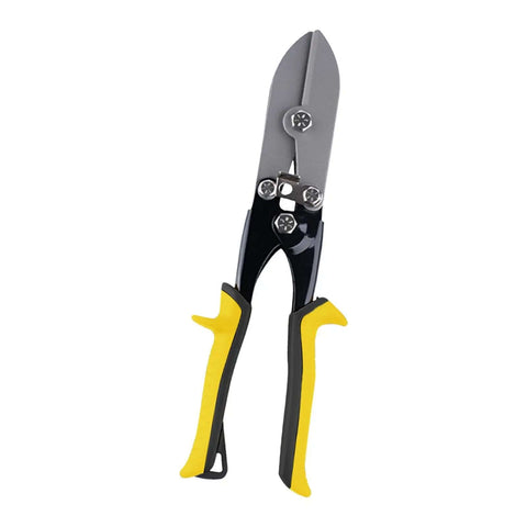 5 Blade Hand Ergonomic Grip Portable Crimping Tool For 24 Gauge Steel To 28 Gauge Stainless Steel with Yellow Handle