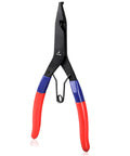 9 Inch Spring Loaded Angle Tip Locking Pliers For Retaining Rings Circlip Horseshoe Washers Pro Grade Heavy Duty