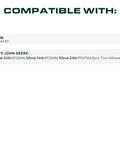 Replacement Drive Belt For John Deere EZtrak Z425 Z445 Z465 Zero Turn Mowers Aramid Cord V Belt compatibility chart