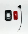 Beefed Up Red 6 LED 2.5 Inch Truck Clearance Side Marker Light Kit With Grommet Mount And Wire Plug Polycarbonate Lens Fully Epoxy Sealed 12V