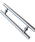 Brushed 304 Stainless Steel Thick Round Tube Glass Door Push Pull Handrail for Sliding Doors Door Hardware Accessories