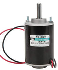 Heavy Duty 12 Volt Dc Brushed Motor With Smooth Quiet Operation And Gobs Of High Torque For Precision Grinding And Small Mechanical Devices Run Like A Dream, showing connections and dimensions.