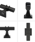 Heavy Duty Matte Black Cabinet Knobs Bring A Slick Two Tone Vibe With Rock Solid Square Drawer Pulls For Kitchen Cupboards And Dressers 15 Pack. Square matte black knobs from various angles.