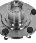 Two Pack Front Wheel Hub And Bearing Repair Kit For Ford Focus 2012 2018 And C Max 2013 2018 Left And Right Replaces Hub81 510110 Top Notch Auto Part Today, metal wheel hub component viewed from the front.