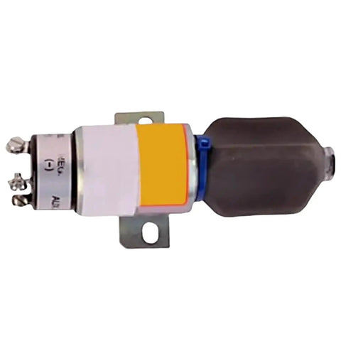 Heavy Duty 12V Shutoff Stop Solenoid Engine Cutoff Valve Replaces 2441100200 And 2326008490 For Haulotte And Manitou Boom Lifts Built Tough For Daily Grind Operations