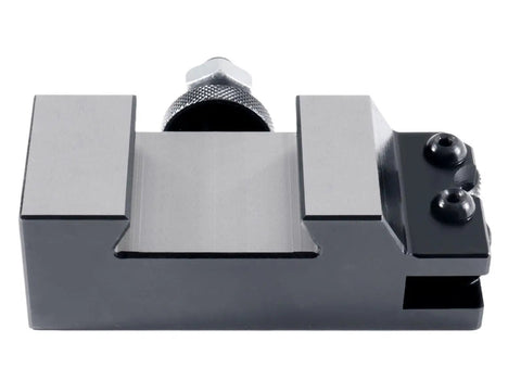 BXA Knurling Turning And Facing Quick Change Tool Holder Style 10 Five Eighth Inch 0250 0210 Pro Grade close-up metal view