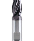 End mill, Accusize M42 cobalt TiAlN coating, CNC, center-cut finishing tool