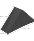 Black Plastic Triangle Edge Corner Protector, 1.89 x 1.89 x 0.71 inches, for Mirrors Tile Glass Wood Metal Frames Shipping Handling