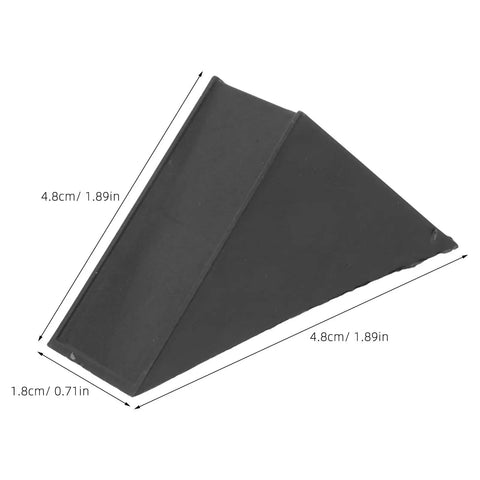 Black Plastic Triangle Edge Corner Protector, 1.89 x 1.89 x 0.71 inches, for Mirrors Tile Glass Wood Metal Frames Shipping Handling
