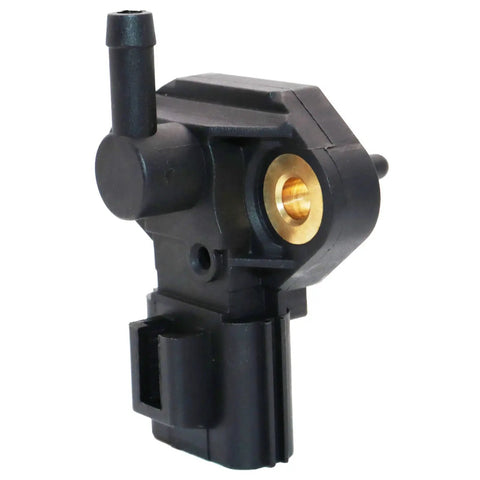FPS5 Fuel Injection Pressure Sensor Replacement For Ford Lincoln Mercury Mazda, black plastic sensor with brass port