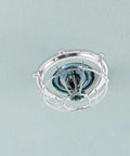 Heavy Duty Stainless Steel Sprinkler Head Protectors, ceiling mounted silver guard cage covering sprinkler head.