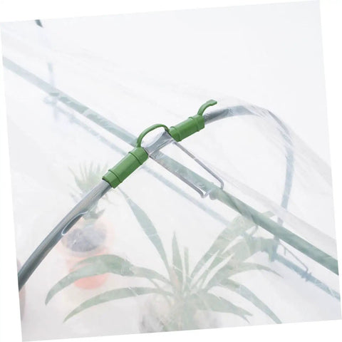 15 Pack Plant Sticks Support Kit For Garden And Greenhouse Tube Buckle Clips Bend Tube Connectors And Film Clips Durable Garden Pipe Buckle For Seedlings And Plants Easy Clips For Greenhouse Frames