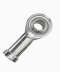 Heavy Duty Stainless Steel Rod End Bearing Ball Joint with Male SAE SI TK Threads for trucks and tractors, waterproof design.