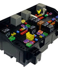 Center Intelligent Power Module 68089578AI OEM part replacement showing detailed fuses and connections for vehicles.
