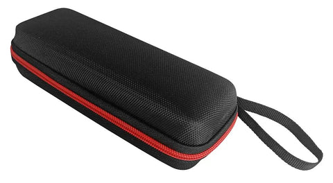 Rugged Hard Case For MLM2PRO Golf Launch Monitor With Waterproof EVA Shell And Shockproof Protection, red zipper, carry strap